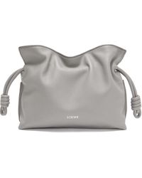 Loewe - Mini Flamenco Knotted Leather Clutch Bag - Lyst