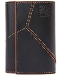 Loewe - Puzzle Stitches Small Vertical Wallet In Smooth Calfskin - Lyst