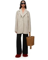 Loewe - Puzzle Fold Jacket In Wool And Cashmere - Lyst
