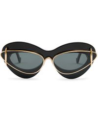 Loewe - Double-frame Cat-eye Sunglasses - Lyst