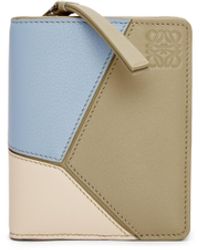 Loewe - Luxury Puzzle Compact Zip Wallet In Classic Calfskin - Lyst