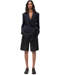 Loewe - Luxury Double Breasted Jacket In Mohair And Wool For - Lyst