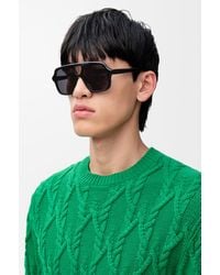 Loewe - Luxury Aviator Slim Sunglasses - Lyst
