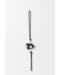 Loewe - Charm Owl En Fieltro Y Piel De Cuero Mujer - Lyst