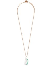 Loewe - Luxury Lime Necklace In Sterling Silver And Enamel - Lyst