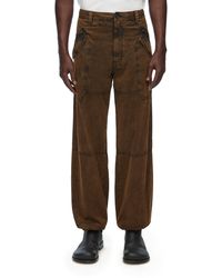 Loewe - Luxury Cargo Trousers In Technical Cotton - Lyst