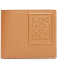 Loewe - Luxury Bifold Wallet In Satin Calfskin - Lyst
