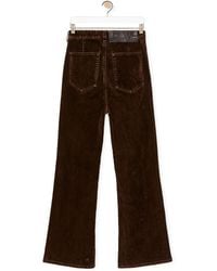 Loewe - Luxury Bootleg Jeans In Denim For - Lyst