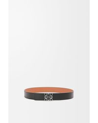 Loewe - Cinturón Anagram Reversible En Piel De Cuero Graneada Y Piel Lisasize Hombre - Lyst