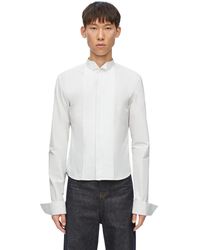 Loewe - Luxury Pleated Shirt In Cotton - Lyst