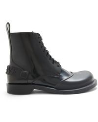 Loewe - Luxury Campo Lace-up Bootie In Brushed Calfskin And Rubber - Lyst