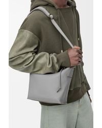 Loewe - Luxury Small Cubi Crossbody Bag In Supple Smooth Calfskin And Jacquard - Lyst