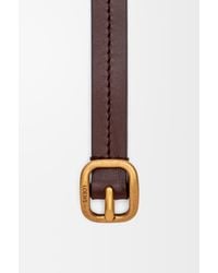 Loewe - Rounded Soft Belt In Classic Calfskin - Lyst