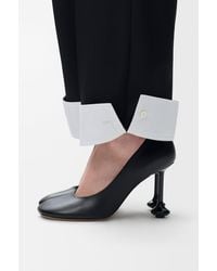 Loewe - Toy Contrast-Sole Leather Heeled Courts - Lyst