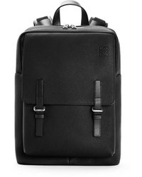 Loewe - Luxury Military Backpack In Soft Grained Calfskin For - Lyst
