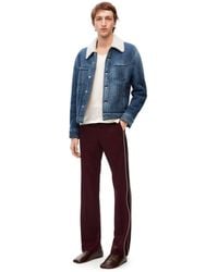 Loewe - Jacket In Shearling - Lyst