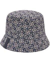 Loewe - Reversible Bucket Hat In Anagram Jacquard And Nylon - Lyst