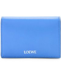 Loewe - Leather Folded Wallet - Lyst