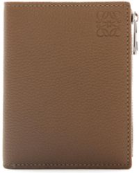 Loewe - Slim Compact Wallet In Soft Grained Calfskin - Lyst