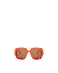 Loewe - Square Slim Sunglasses - Lyst