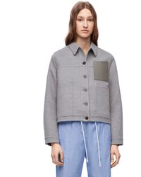 Loewe - Wool-cashmere Workwear Jacket - Lyst