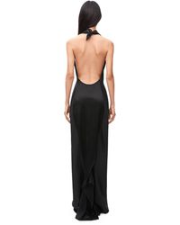 Loewe - Luxury Scarf Dress In Silk - Lyst