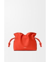 Loewe - Bolso Flamenco Clutch Mini En Piel Napa De Cuero Mujer - Lyst
