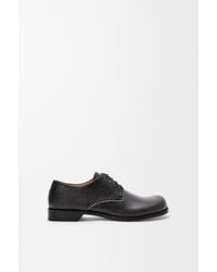 Loewe - Derby Campo En Piel De Cuero Agrietadasize Hombre - Lyst