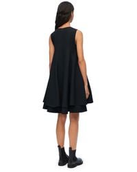 Loewe - Silk And Wool Mini Dress - Lyst