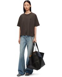 Loewe - Luxury Boxy Fit T-shirt In Cotton For - Lyst