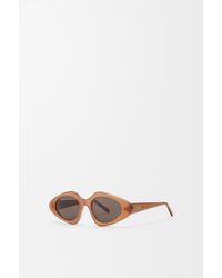 Loewe - Triangle Slim Sunglasses For - Lyst