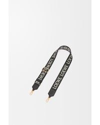 Loewe - Bandolera Anagram En Jacquard Y Piel De Cuero Mujer - Lyst