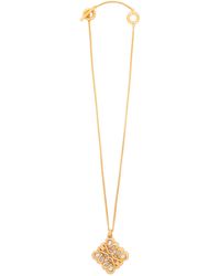 Loewe - Small Pendant Necklace In Sterling Silver - Lyst