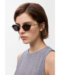 Loewe - Anagram Hexagonal Sunglasses - Lyst