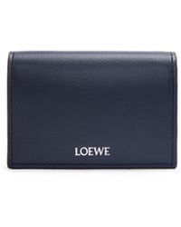 Loewe - Luxury Slim Bifold Cardholder In Shiny Nappa Calfskin For - Lyst