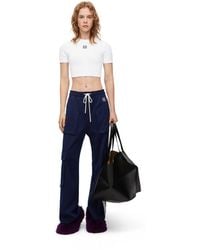 Loewe - Luxury Cropped Top In Cotton For - Lyst