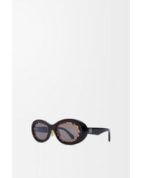 Loewe - Mini Anagram Oval Sunglasses For - Lyst