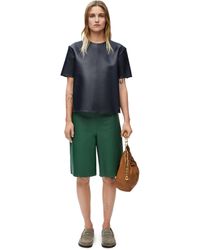 Loewe - Luxury T-shirt In Nappa Lambskin For - Lyst