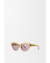 Loewe - Swan Slim Sunglasses For - Lyst