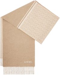 Loewe - Scarf In Wool And Cashmere - Lyst