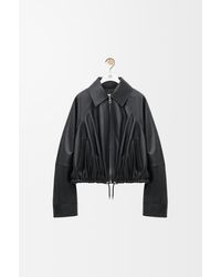Loewe - Chaqueta Globo En Piel Napa De Cordero Mujer - Lyst