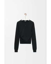 Loewe - Luxury Draped Sweater In Cashmere And Silk - Lyst