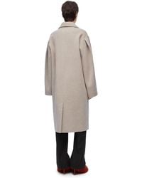 Loewe - Wool And Cashmere-blend Coat - Lyst