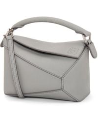 Loewe - Luxury Mini Puzzle Bag In Soft Grained Calfskin For - Lyst