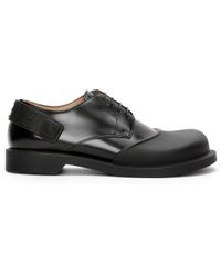 Loewe - Derby Shoe In Rubber And Brushed-off Calfskin - Lyst