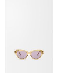 Loewe - Swan Slim Sunglasses For - Lyst