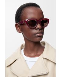 Loewe - Mini Anagram Cateye Sunglasses For - Lyst
