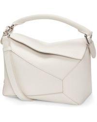 Loewe - Luxury Small Puzzle Bag In Soft Grained Calfskin For - Lyst