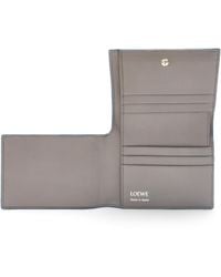 Loewe - Luxury Folded Wallet In Shiny Nappa Calfskin - Lyst