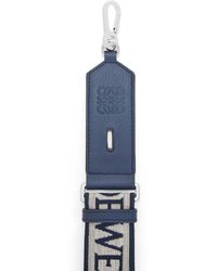 Loewe - D-ring Strap In Anagram Jacquard And Calfskin - Lyst